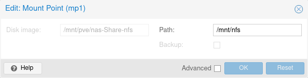 Proxmox - Clone VM/Container with NFS/CIFS mount